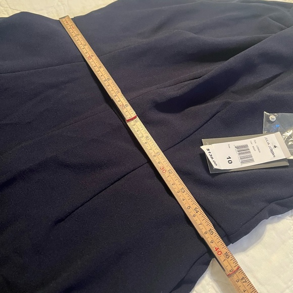 Julia Jordan Womens Halter Twist Neck Jumpsuit Navy 10 Pockets MSRP $138 NWT - Picture 10 of 14